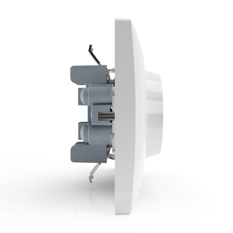  Розетка 2-м СП AVA 16А IP20 с заземл. защ. шторки в сборе бел. TOKOV LIGHT TKL-AV-R2FZSF-C01 фото в каталоге от BTSprom.by