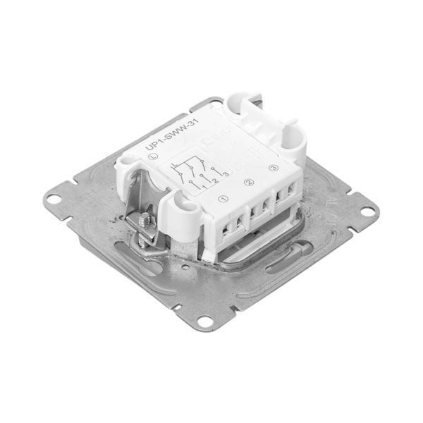  Выключатель 3-кл. СП Эпика механизм алюм. EKF UP1-SWA-31 фото в каталоге от BTSprom.by