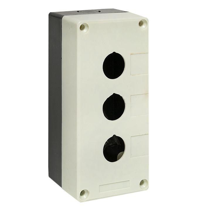 корпус кп 103 3 кнопки белый ekf cpb-103-w от BTSprom.by