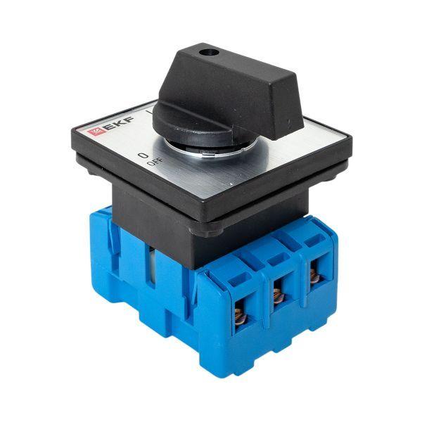  Переключатель кулачковый ПК-2-13 3П 63А "ВКЛ-ВЫКЛ" EKF pk-2-13-63 фото в каталоге от BTSprom.by