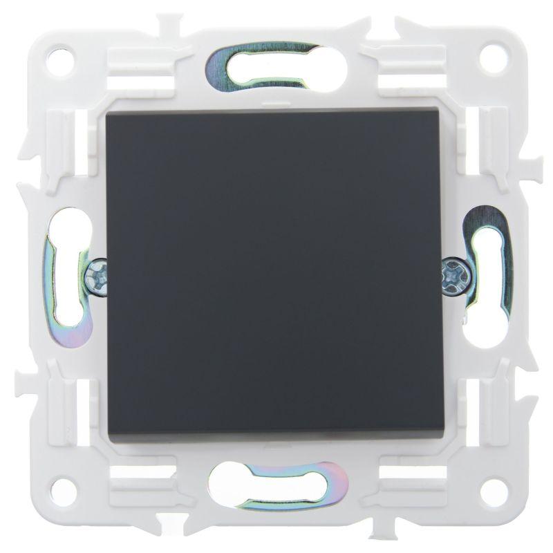  Выключатель 1-кл. SKANDY 10А SK-V01T титан IEK SK-V10-0-10-K48 фото в каталоге от BTSprom.by