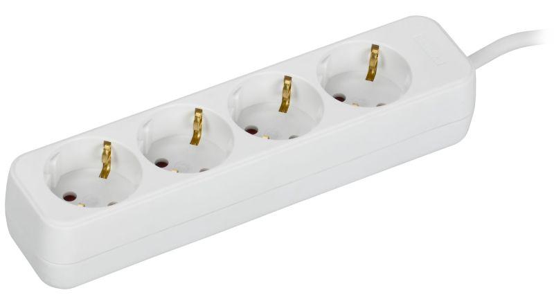 удлинитель 4х5м 10а у04 пвс 3х1 бел. uma iek um-yp10-10-04-05-z-k01 от BTSprom.by