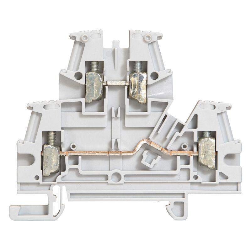 блок клеммный viking3 4х6мм 2 яруса сер. leg 037168 от BTSprom.by