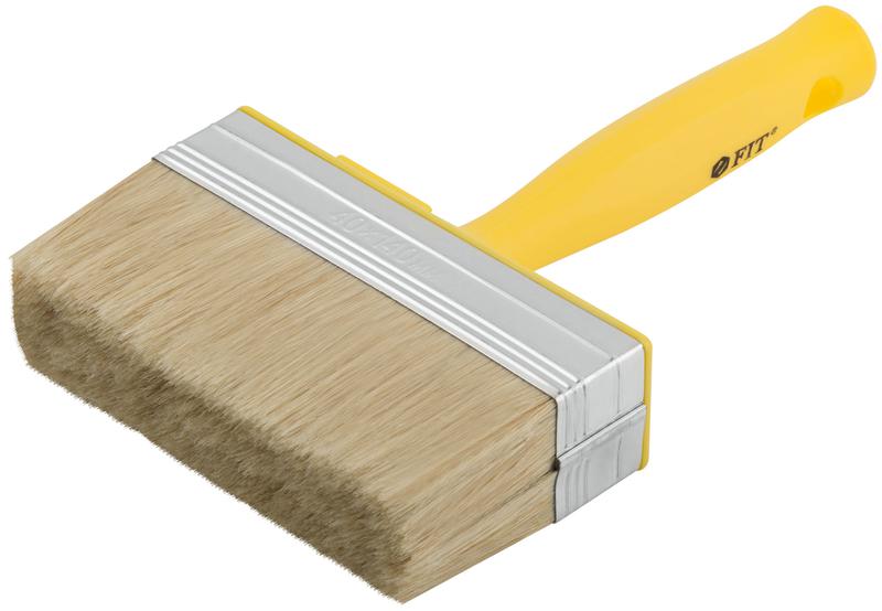  Макловица натуральная светлая щетина пластиковый корпус полая ручка "мини" 40х140мм FIT 01644 фото в каталоге от BTSprom.by