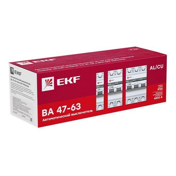  Выключатель автоматический модульный 3п C 1.6А 4.5кА ВА 47-63 PROxima EKF mcb4763-3-1.6C-pro фото в каталоге от BTSprom.by