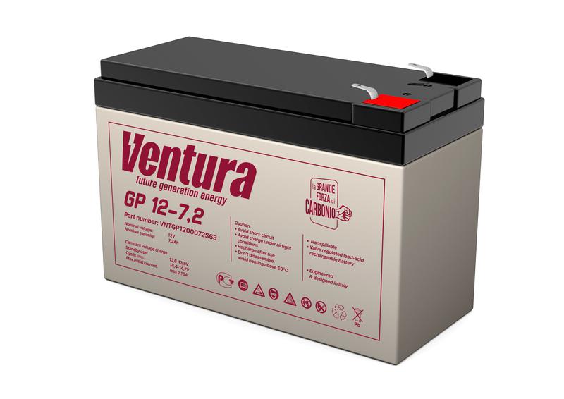 аккумулятор 12в 7.2а.ч gp 12-7.2 ventura от BTSprom.by