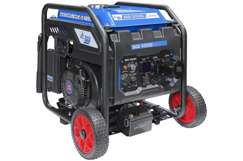  Генератор/электростанция/бензогенератор инверторный SGG 5000Ei с колесами ГК ТСС 060040 фото в каталоге от BTSprom.by