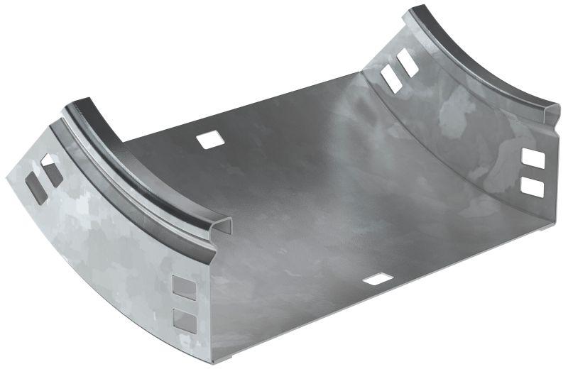 Угол для лотка плавный 45град. 400х50 В10 ESCA HDZ IEK CPV51-0-45-050-400-HDZ от BTSprom.by