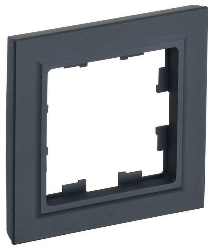 рамка 1-м brite ру-1-брг графит iek br-m12-k53 от BTSprom.by