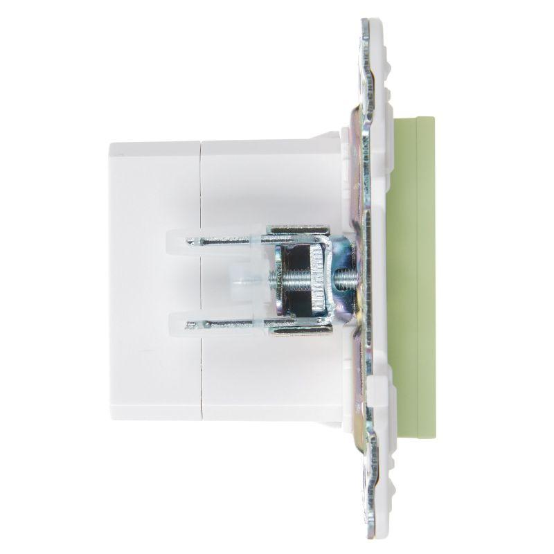  Розетка USB A+C 3.1А SKANDY SK-R14G мятный IEK SK-U22-D31-K06 фото в каталоге от BTSprom.by