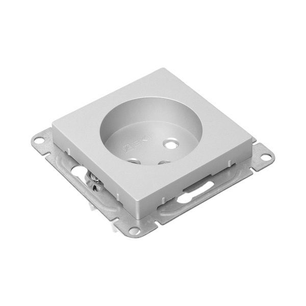  Розетка СП Эпика 16А без заземл. защ. шторки механизм алюм. EKF UP1-SOA-101 фото в каталоге от BTSprom.by