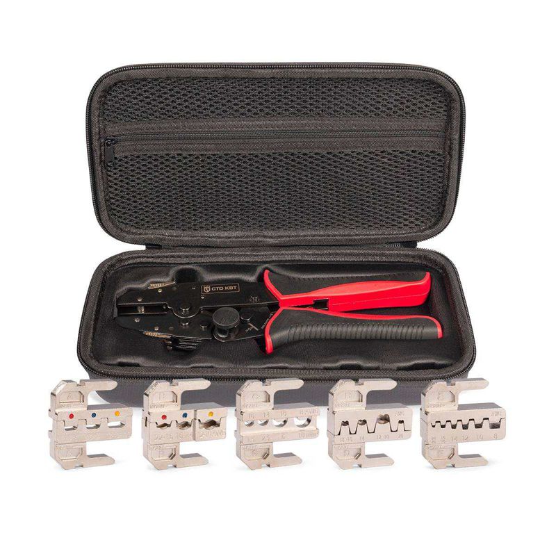 пресс-клещи с набором матриц ctd+5 серия quick pro квт 101859 от BTSprom.by