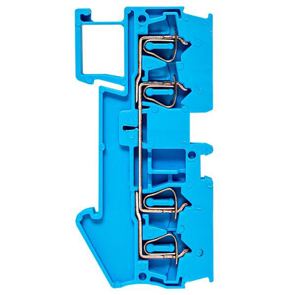  Колодка клеммная ST-2.5 28А 4 вывода пружинная син. PROxima EKF plc-jxb-st-2.5-4-blue фото в каталоге от BTSprom.by