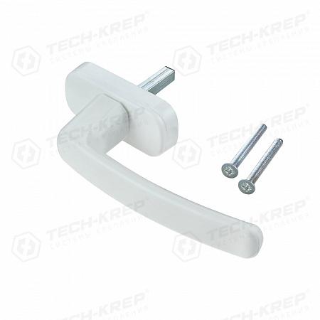 ручка оконная fit штифт 35 пластик бел. (уп.1шт) tech-krep/zitar 148130 от BTSprom.by