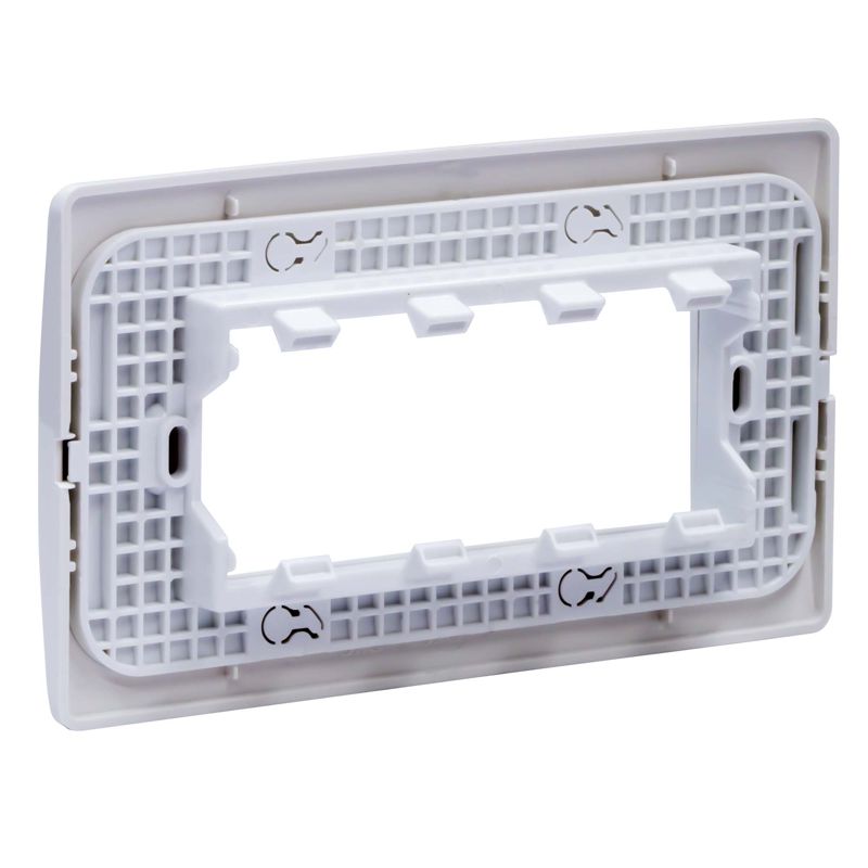  Каркас в сборе с рамкой 2-м 4мод. VIVA (для монтажа ЭУИ в коробки код 10143) DKC 10245 фото в каталоге от BTSprom.by