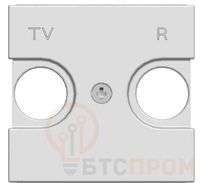 Накладка для TV-R розетки 2мод. Zenit серебристый ABB 2CLA225080N1301 фото в каталоге от BTSprom.by  Накладка для TV-R розетки 2мод. Zenit серебристый ABB 2CLA225080N1301 фото в каталоге от BTSprom.by