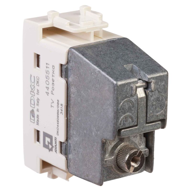  Розетка телевизионная проходная TV 1мод. Avanti "Ванильная дымка" 16А DKC 4405511 фото в каталоге от BTSprom.by