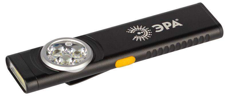 фонарь аккумуляторный светодиодный рабочие практик ra-707 11 режимов магнит клипса турбо режим 10вт эра б0061072 от BTSprom.by