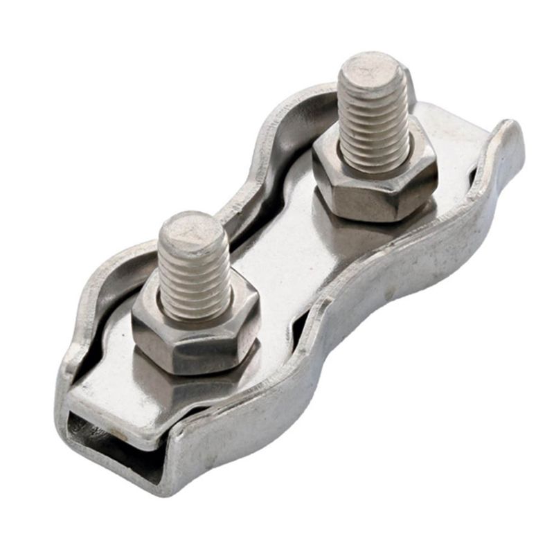 зажим троса двойн. d5мм duplex (уп.100шт) промрукав pr08.3890 от BTSprom.by