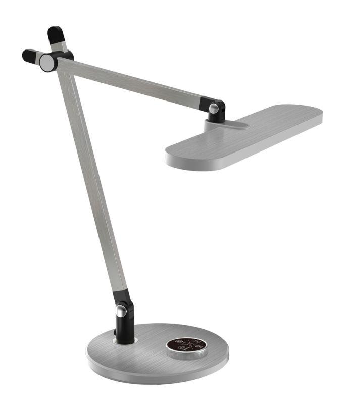 светильник светодиодный настольн. kd-879 c03 led 12вт 700лм ra>90 регулир. яркость и цветовая температура таймер серебр. camelion 15713 от BTSprom.by