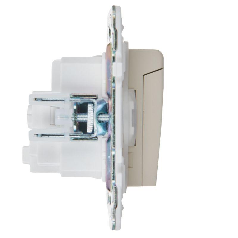  Розетка 1-м SKANDY 16А IP44 с заземл. защ. шторки с крышкой SK-R11B беж. IEK SK-R16-16-44-K10 фото в каталоге от BTSprom.by