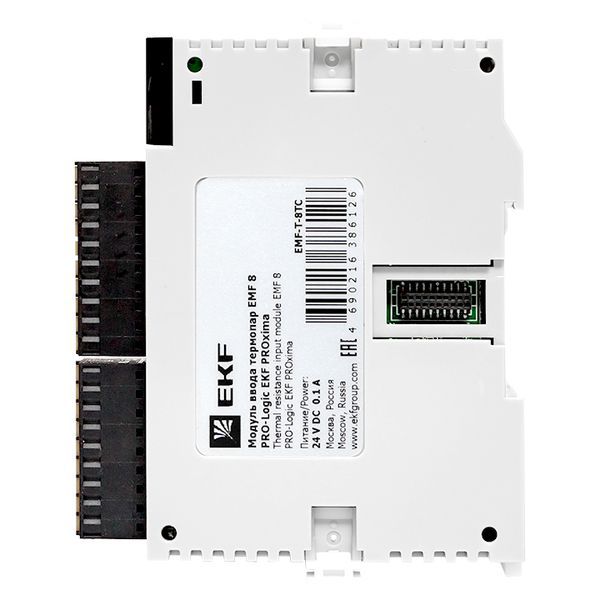  Модуль ввода термопар EMF 8 PRO-Logic (с поверкой) EKF EMF-T-8TC-V фото в каталоге от BTSprom.by