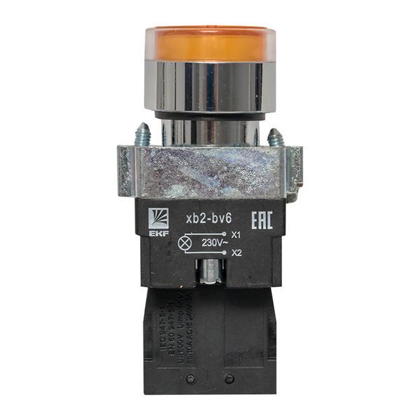  Кнопка BA51 с подсветкой 230В желт. NO PROxima EKF xb2-bw51-230 фото в каталоге от BTSprom.by