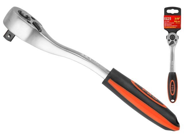 трещотка 3/8" 72зуб. 205мм pro startul (pro-48038) pro-48038 от BTSprom.by