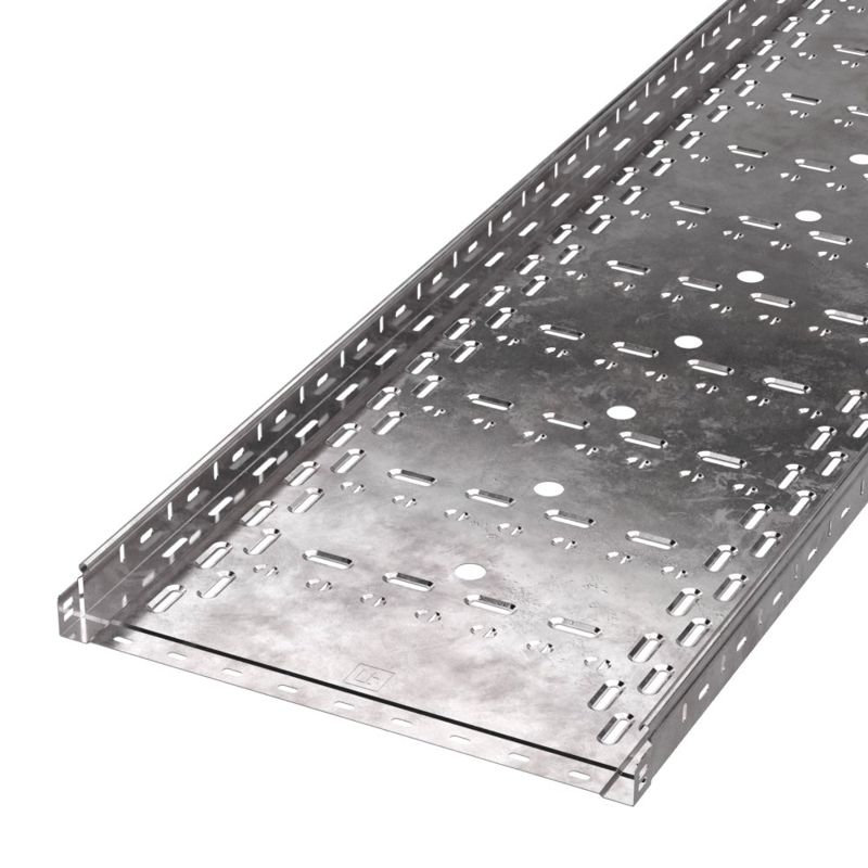 Лоток листовой перфорированный 500х50 L3000 сталь 1мм Стандарт Промрукав PR16.0017 от BTSprom.by
