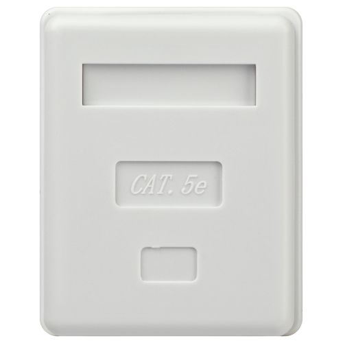  Розетка компьютерная 1-м RJ45 кат.5E неэкранир. Эра Б0056900 фото в каталоге от BTSprom.by