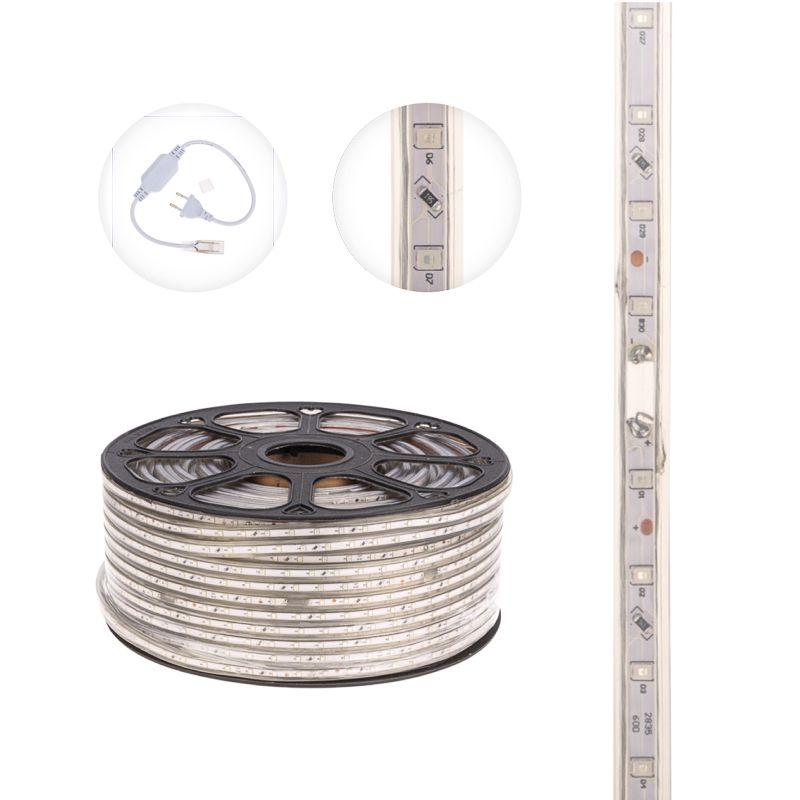  Лента светодиодная SMD3528 10х7мм 60LED/м 14.4Вт/м 220В IP67 красн. (уп.100м) NEON-NIGHT 142-601 фото в каталоге от BTSprom.by