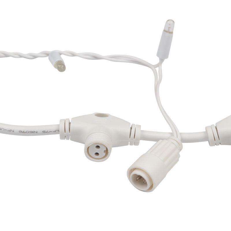  Гирлянда светодиодная "Светодиодный Дождь" 2х1.5м 360LED желт. 72Вт 230В IP65 постоян. свечение провод бел. Neon-Night 235-111 фото в каталоге от BTSprom.by