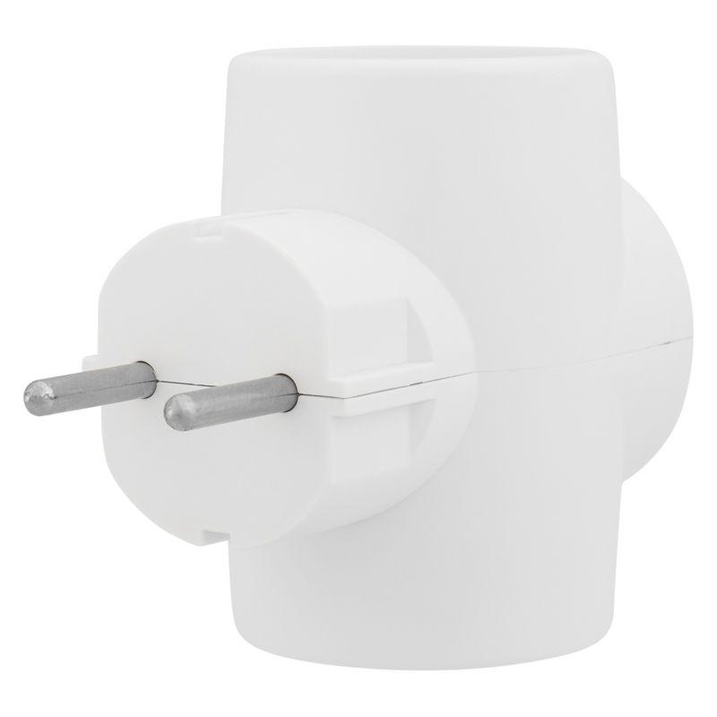  Разветвитель 3-м без заземл. 6-10А 220В Rexant 11-1081 фото в каталоге от BTSprom.by