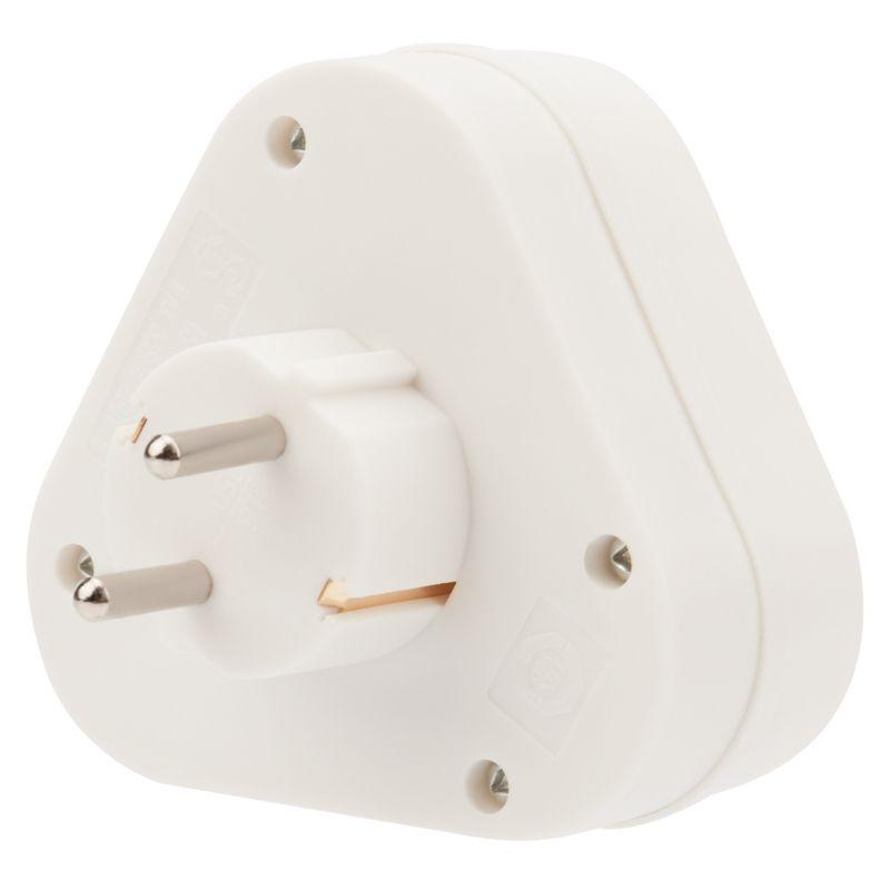  Разветвитель 3-м с заземл. 16А пирамида бел. Rexant 11-1069 фото в каталоге от BTSprom.by