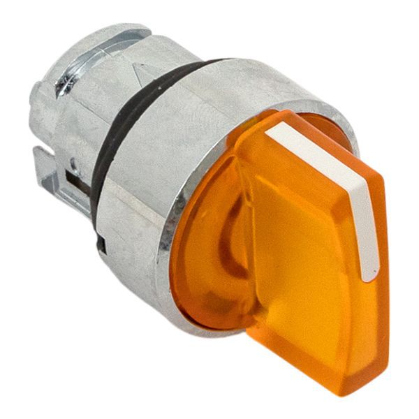  Механизм переключателя исполнительный XB4 IP65 на 3 положения возвратный без фиксации с подсветкой с короткой ручкой желт. EKF XB4BD3L-Y-65 фото в каталоге от BTSprom.by