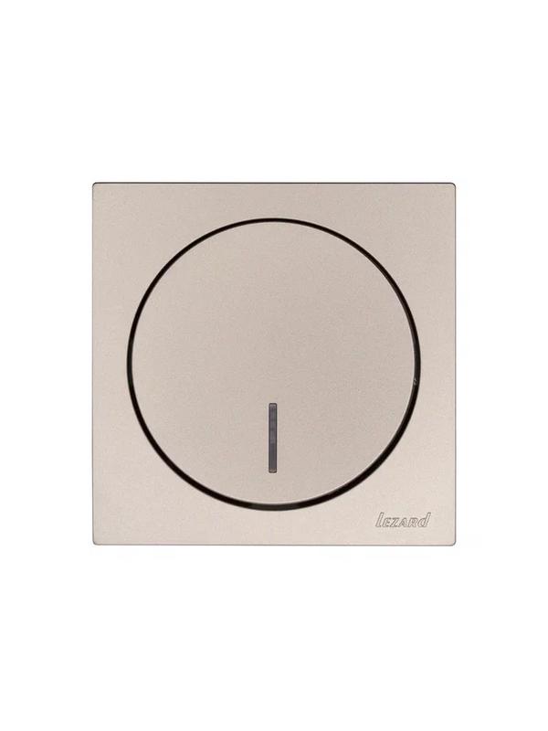  Выключатель 1-кл. СП OSEN 10А IP20 с подсветкой механизм титан LEZARD 743-3788-111 фото в каталоге от BTSprom.by