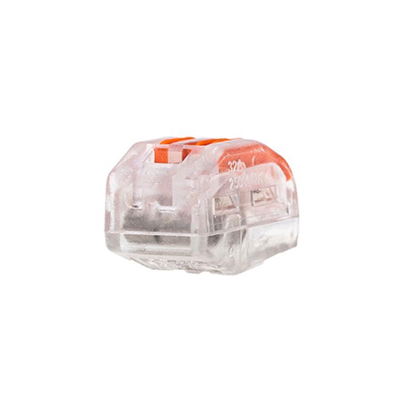  Клемма соединительная многоразовая 2-х проводная 0.08-4кв.мм прозр. (блист.10шт) Rexant 06-0203-B10 фото в каталоге от BTSprom.by