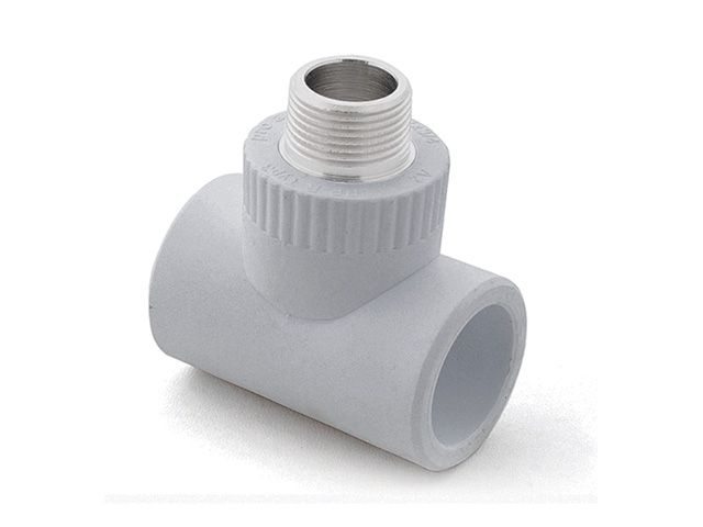 тройник пп комб. нар. 32х1", сер. ртп (ростурпласт) 10999 от BTSprom.by