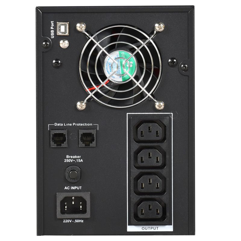  Источник бесперебойного питания ELECTRA ET 3кВ.А/1.8кВт с АКБ 4х9А.ч USB ITK EET-3000VA-1-004 фото в каталоге от BTSprom.by