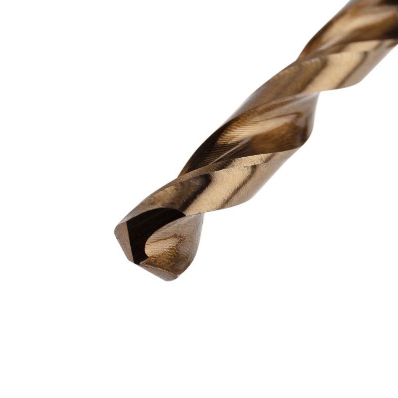  Сверло по металлу 10мм "Кобальт" (сталь HSS-Co 5% M35 P6M5K5) DIN 338 (блист.1шт) Kranz KR-91-0511 фото в каталоге от BTSprom.by