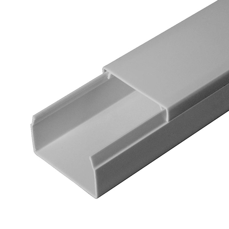 кабель-канал 40х25 l2000 с двойн. замком сер. промрукав pr03.0075 от BTSprom.by