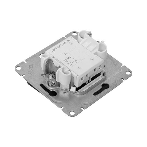  Выключатель кнопочный 2-кл. СП Эпика механизм черн. EKF UP1-SWB-23 фото в каталоге от BTSprom.by