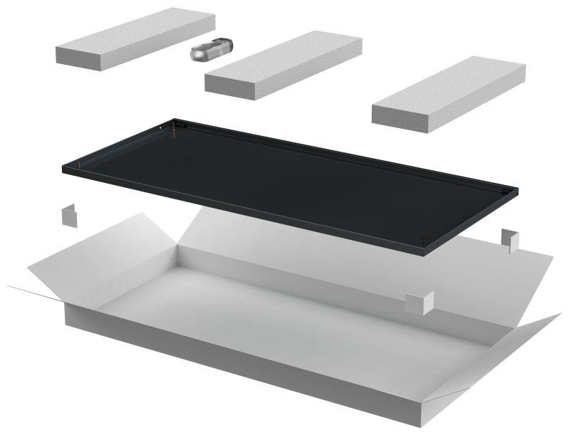 дверь для шкафа linea n 47u 800мм метал. черн. itk ln05-47u8x-dm от BTSprom.by