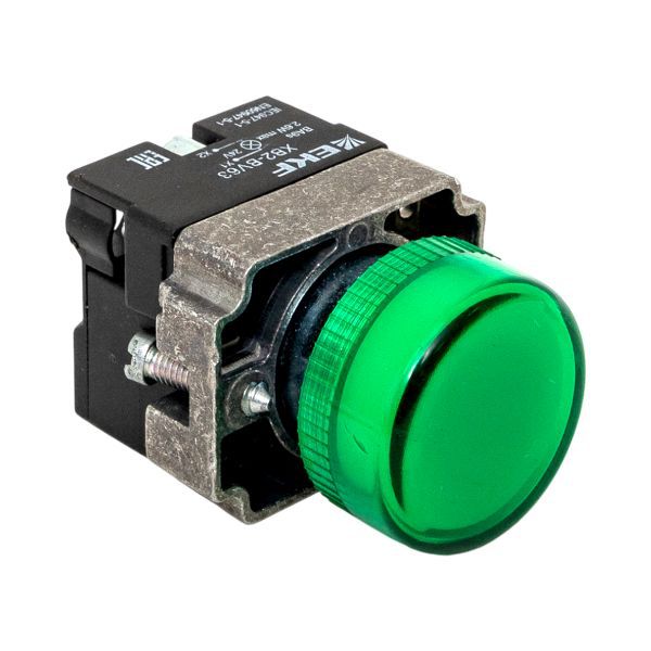 лампа сигнальная bv63 24в зел. ekf xb2-bv63-24 от BTSprom.by