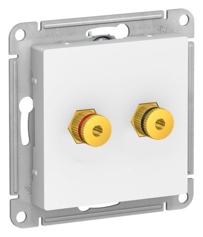 аудиорозетка двойная atlasdesign лотос se atn001387 от BTSprom.by