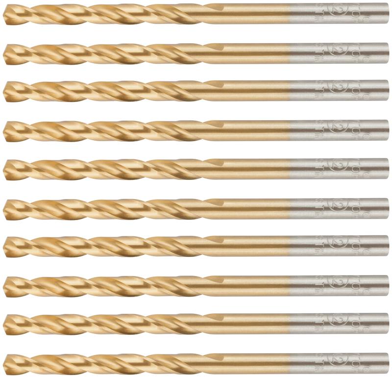  Набор сверл по металлу Profi 4.2х75мм титан. покрытие (уп.10шт) Cutop 52-444 фото в каталоге от BTSprom.by