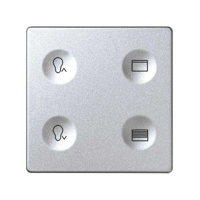 выключатель сенсорный 4-кл. сп simon 82 sense ip20 с тематич. маркир. т3 алюм. simon 8000645-093 от BTSprom.by