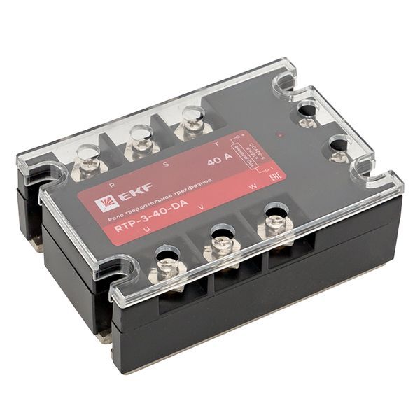  Реле твердотельное трехфазное RTP-40-DA PROxima EKF rtp-3-40-da фото в каталоге от BTSprom.by