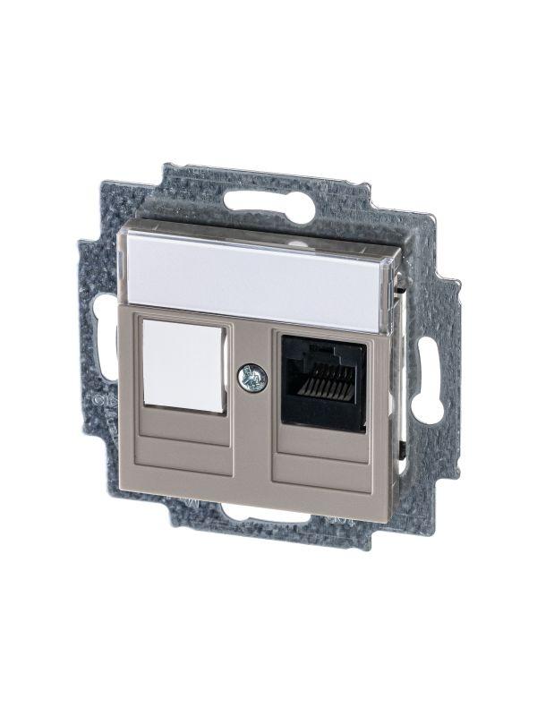 розетка компьютерная levit rj45 кат.5e с заглушкой кофе макиато abb 2chh295117a6018 от BTSprom.by розетка компьютерная levit rj45 кат.5e с заглушкой кофе макиато abb 2chh295117a6018 от BTSprom.by