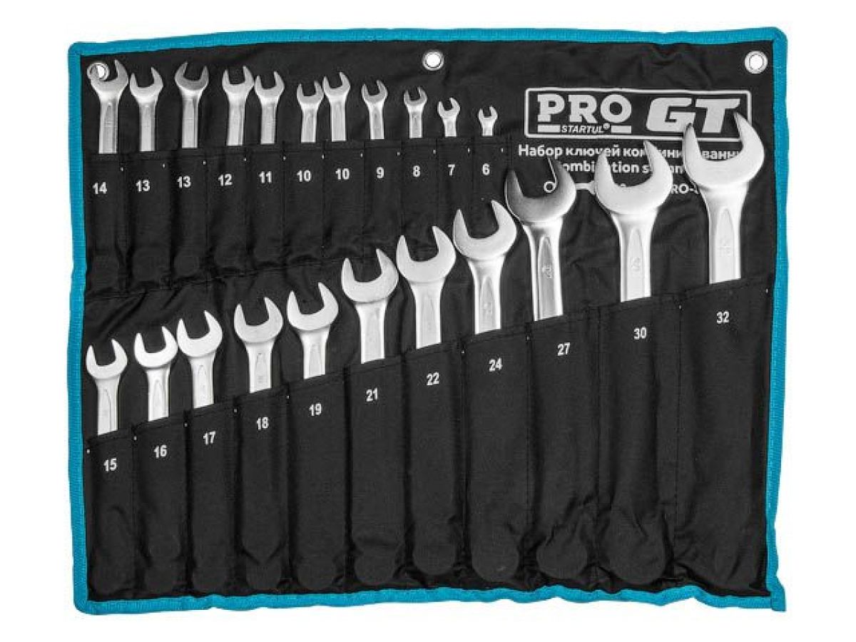 набор ключей комбинир. 6-32мм 22шт pro startul gt (pro-81022) (полотно, 6-22,24,27,30,32) pro-81022 от BTSprom.by